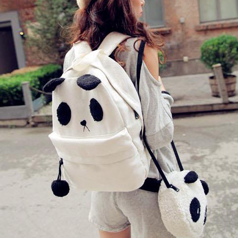 Panda bag for college students new arrivals